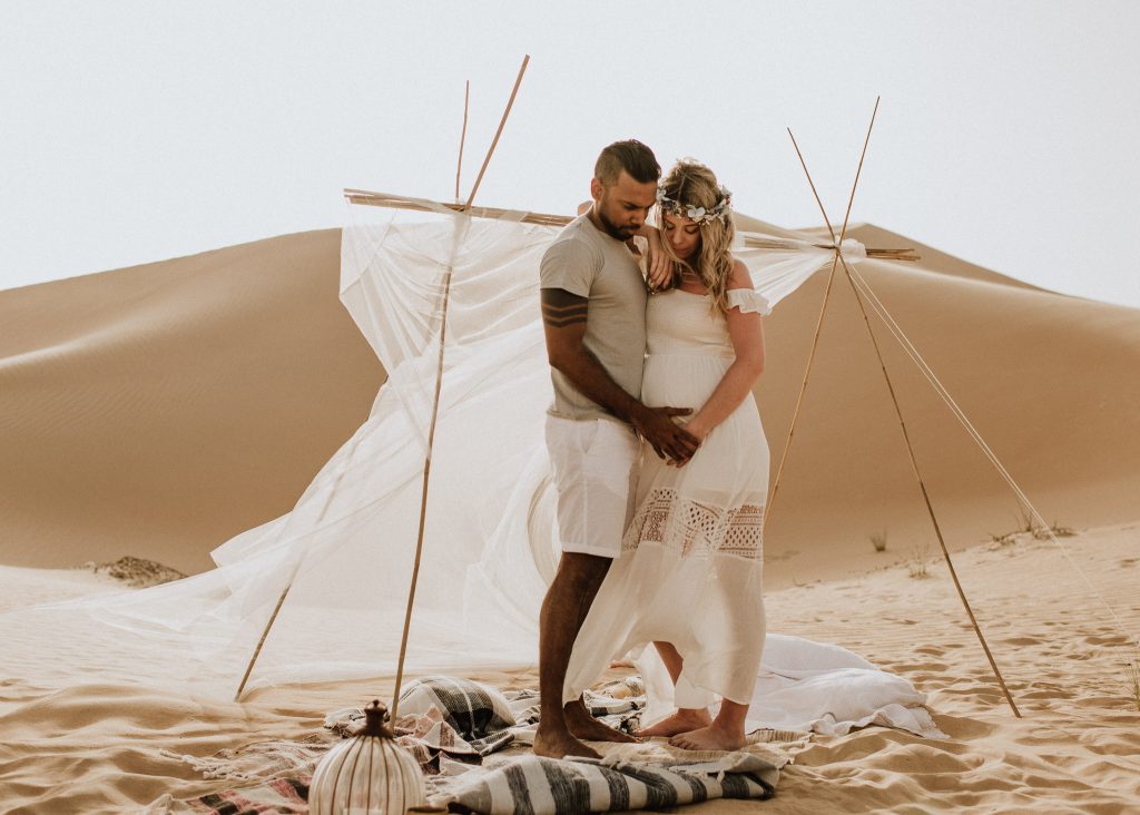 Abu Dhabi Desert Maternity Photo Session by Sublimely Sweet Photography