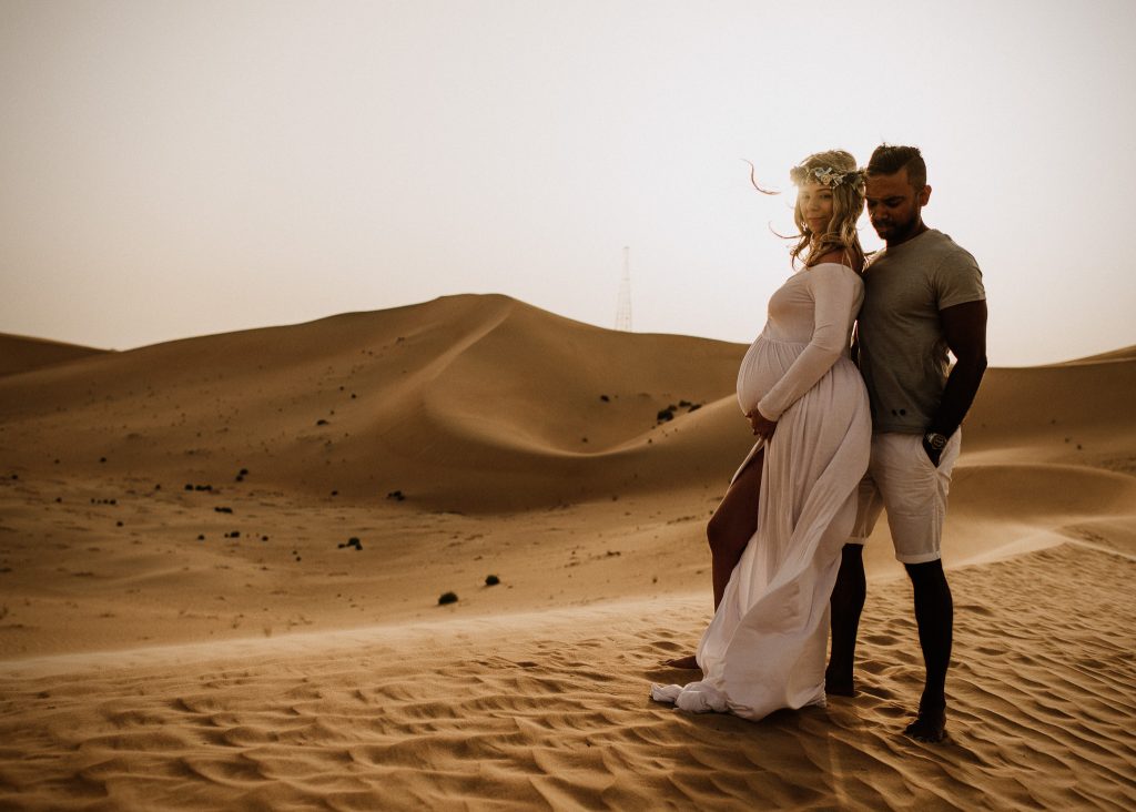 Abu Dhabi Desert Maternity Photo Session by Sublimely Sweet Photography