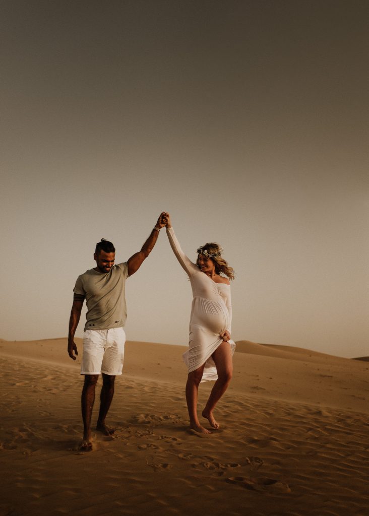 Abu Dhabi Desert Maternity Photo Session by Sublimely Sweet Photography