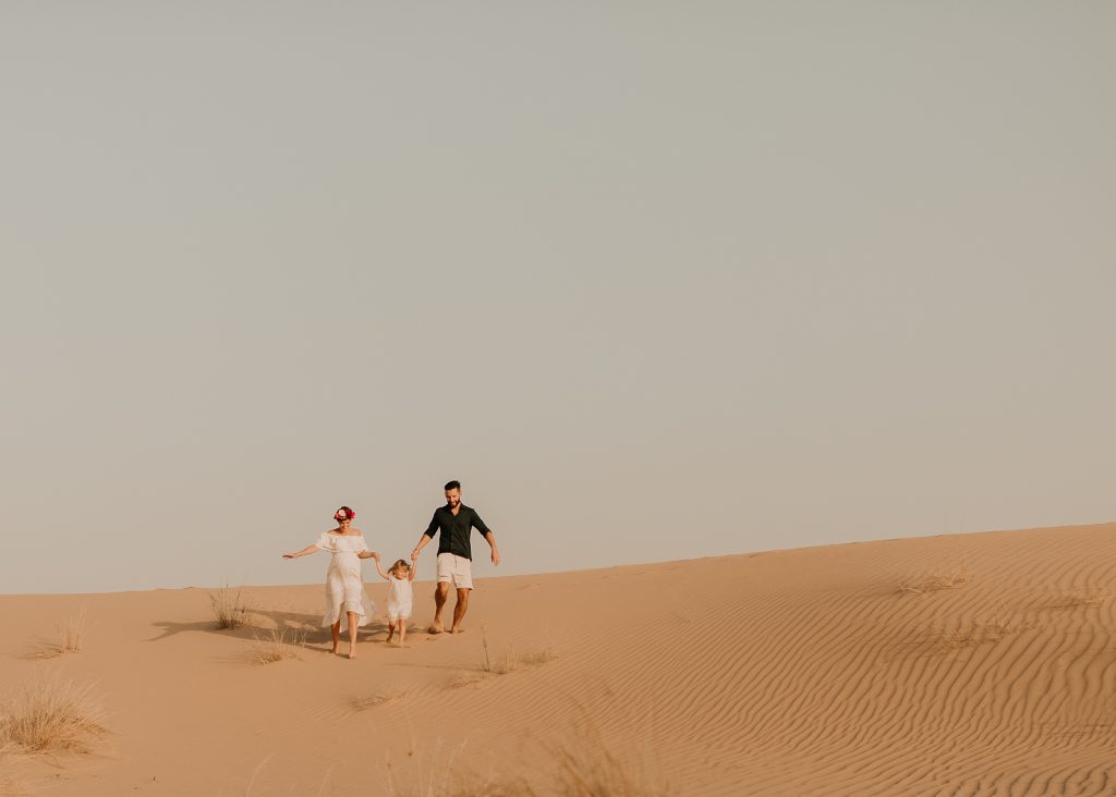 Desert Maternity Family Photo Session Dubai by Sublimely Sweet Photography