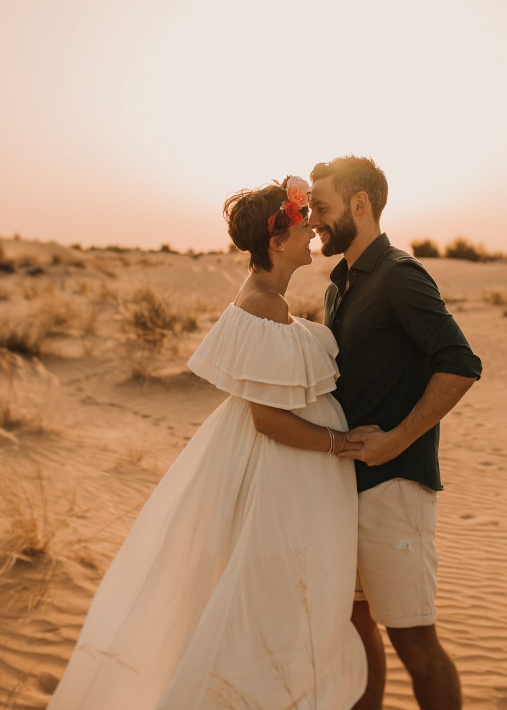 Desert Maternity Family Photo Session Dubai by Sublimely Sweet Photography