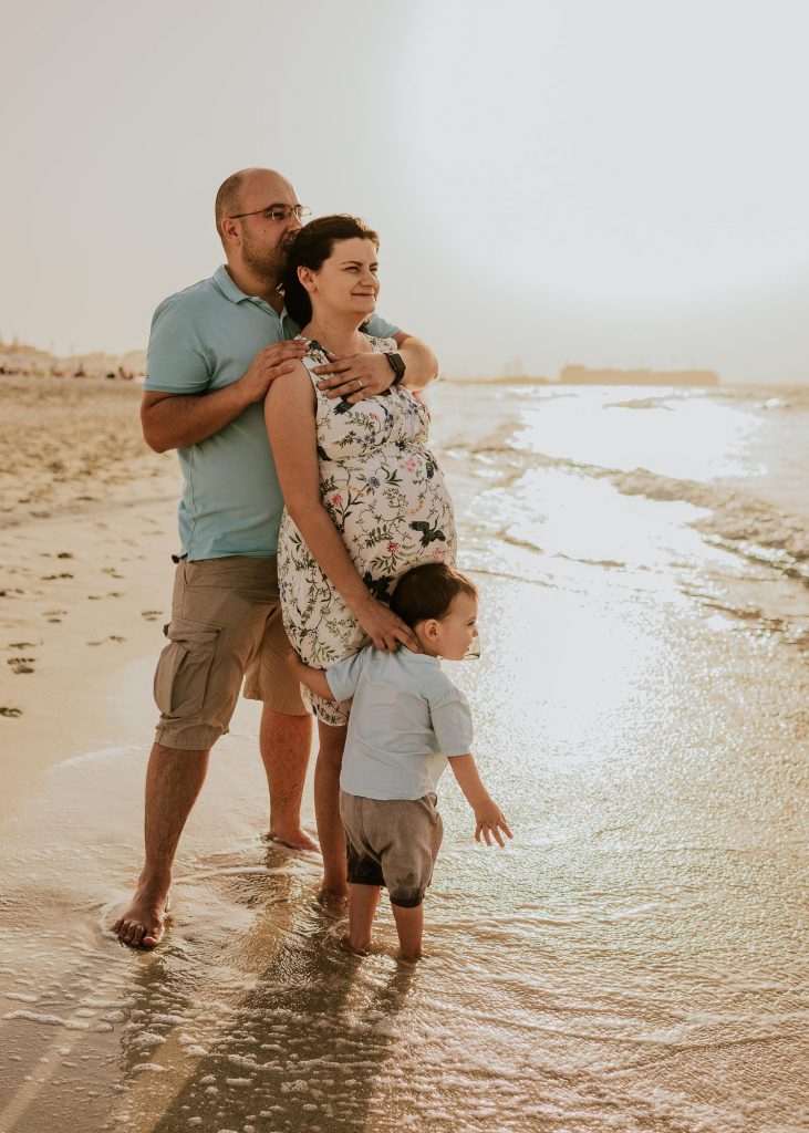 Lifestyle Maternity Beach Family Photo Session Abu Dhabi by Sublimely Sweet Photography