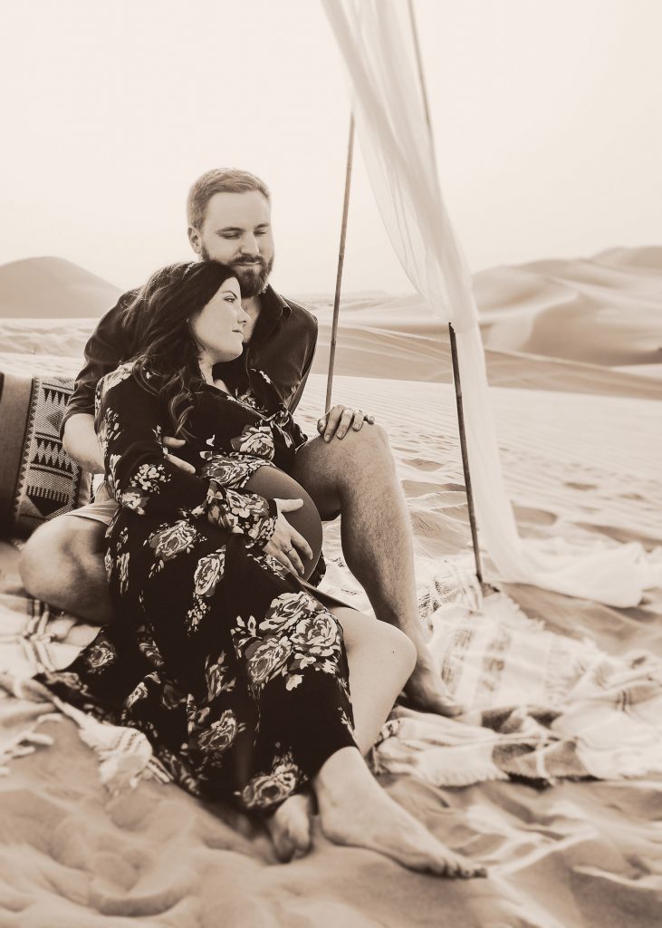 Desert Maternity Family Photo Session Abu Dhabi by Sublimely Sweet Photography