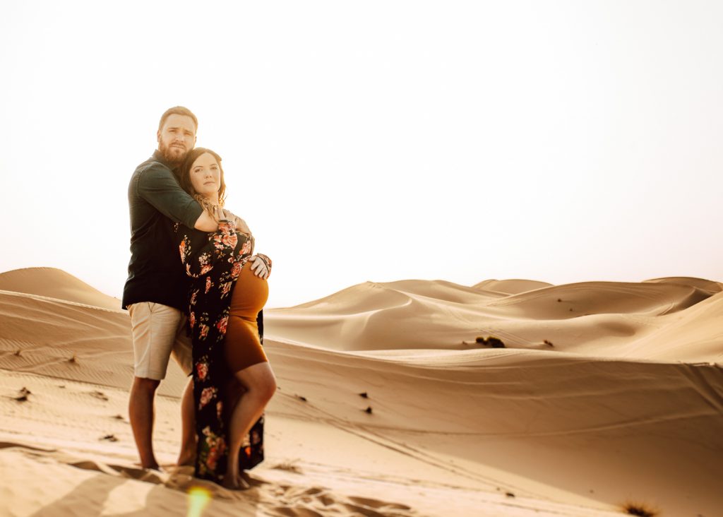 Desert Maternity Family Photo Session Abu Dhabi by Sublimely Sweet Photography