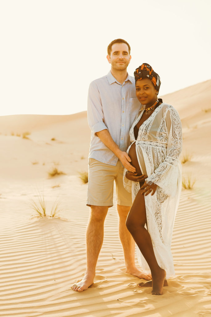 Desert Maternity Photo Session Abu Dhabi by Sublimely Sweet Photography