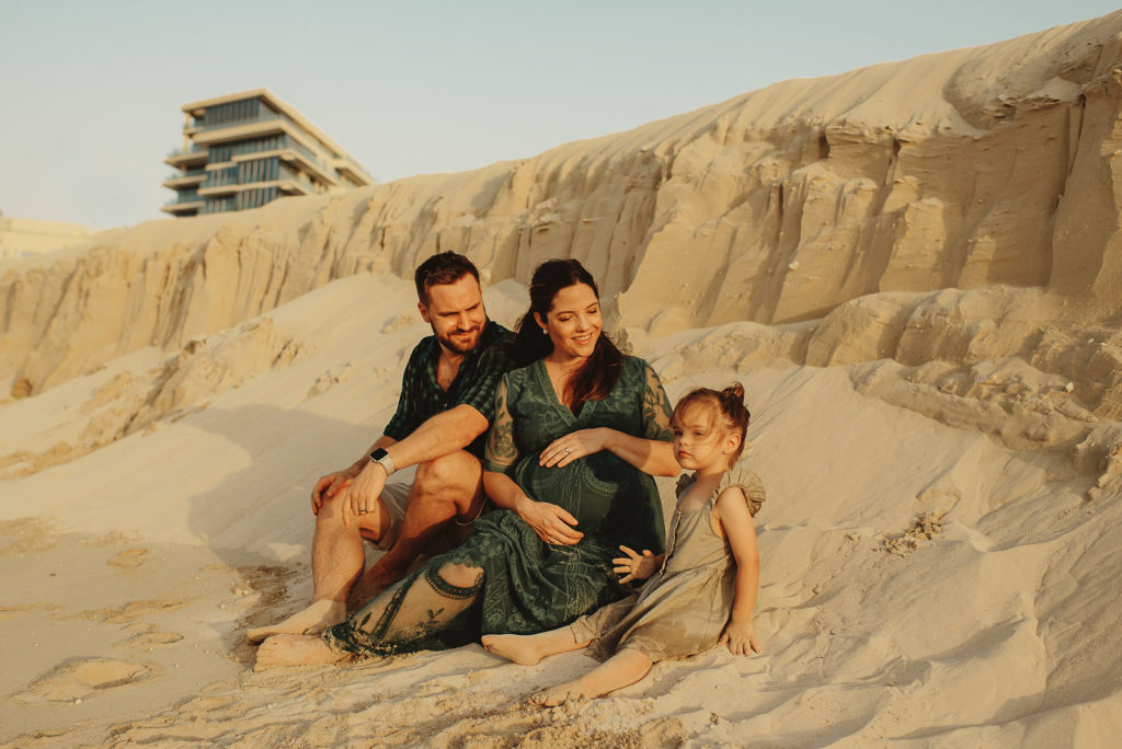 Family Beach Maternity Photoshoot Abu Dhabi by Sublimely Sweet Photography