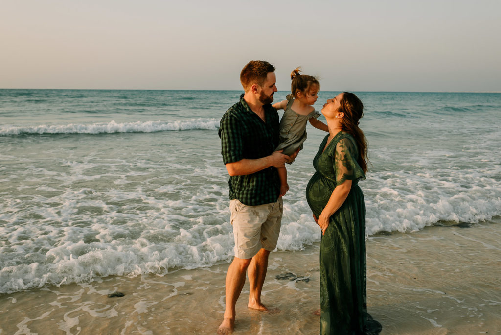 Family Beach Maternity Photoshoot Abu Dhabi by Sublimely Sweet Photography