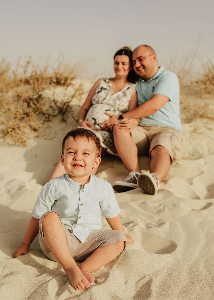 Lifestyle Maternity Beach Family Photo Session Abu Dhabi by Sublimely Sweet Photography